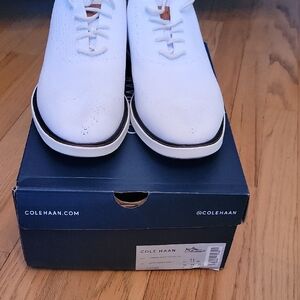 Cole Haan White Knit Sneakers